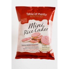 Table Of Plenty 60g Mini Rice Crackers Triple Berry  - Carton of 5 - $2.75/unit + GST